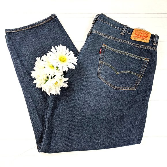 Levis 55 Relaxed Fit Mens Jeans Size 46 
